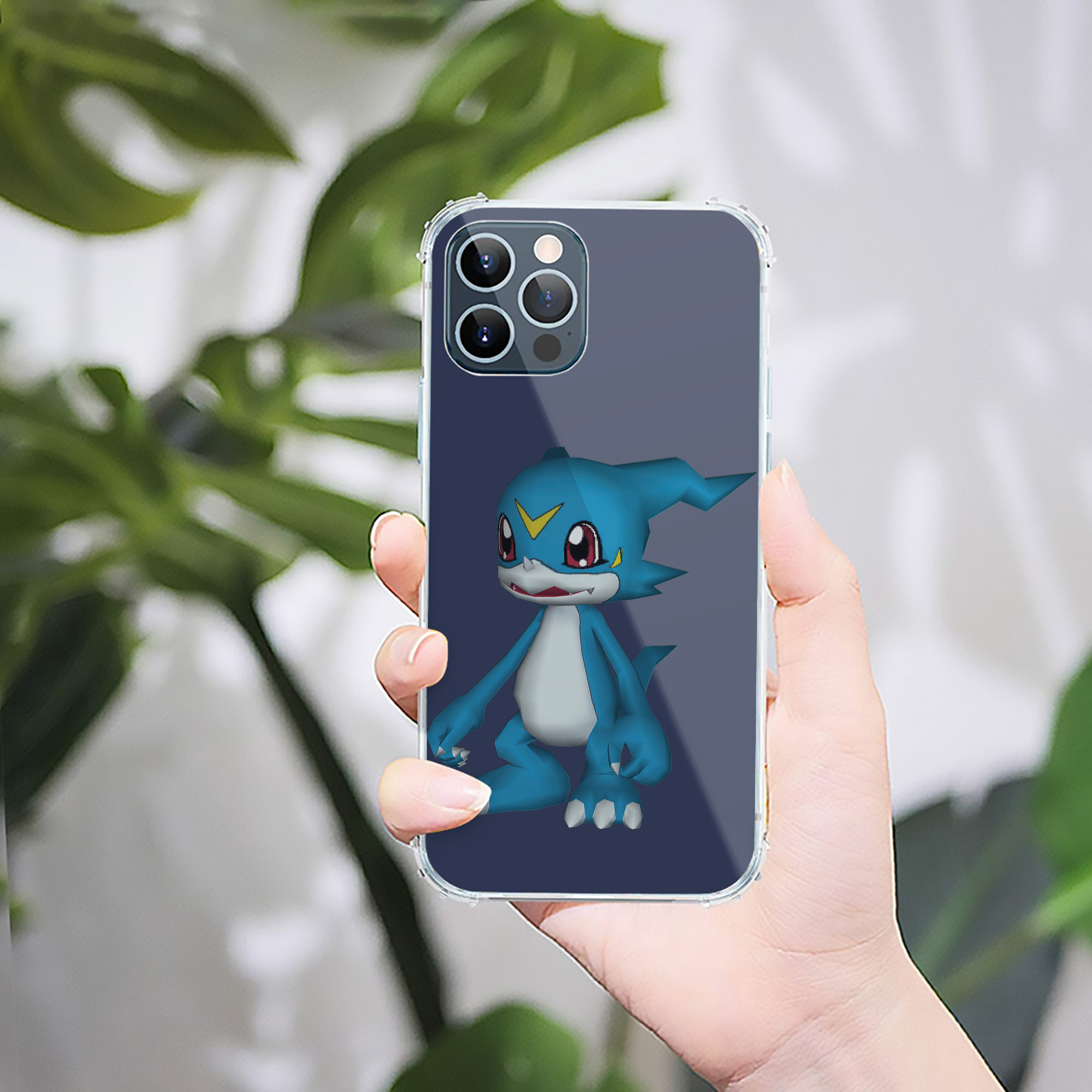 （画像用） Digimon デジタルモンスター/デジモン 【iPhone 12シリーズ対応】透明スマホケース（クリアソフトケース）